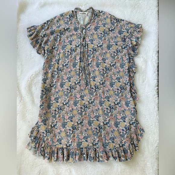 See By Chloe Oversized Floral Dress - Size 40 - Picture 2 of 4